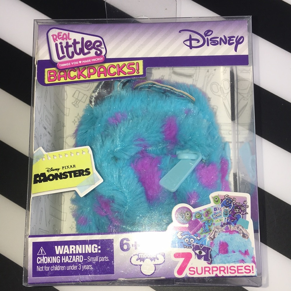Disney Real Littles micro backpack. Monsters Inc. New in box.
